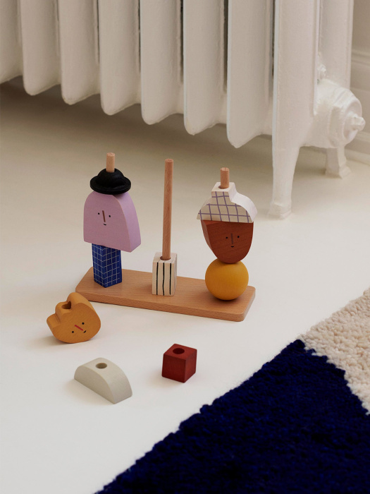Детский игровой набор Character Stacking Blocks, Ferm Living