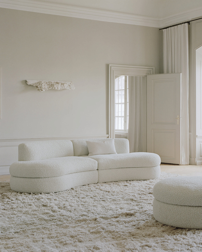 Пуф Coda Ottoman Round, New Works