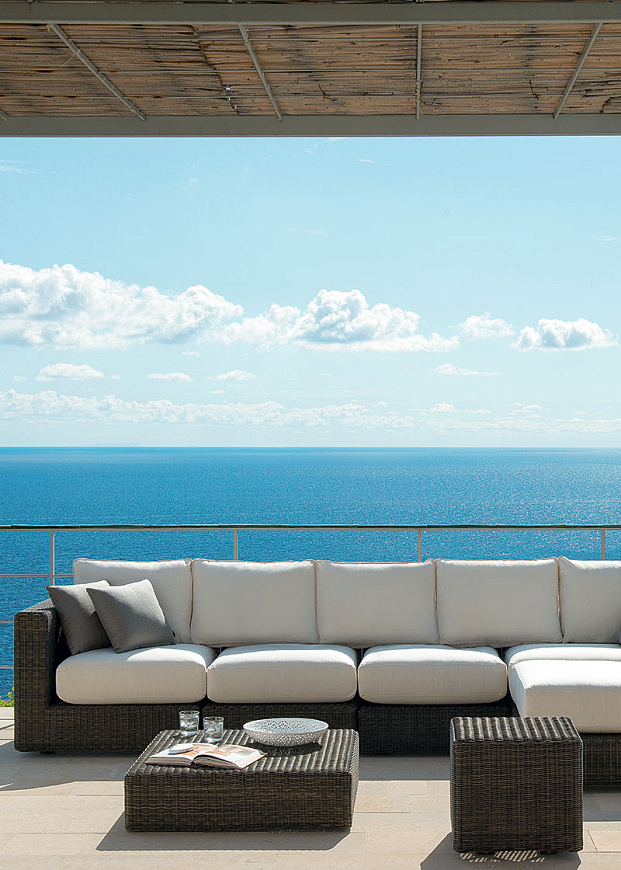 Модульный уличный диван Cube, Ethimo