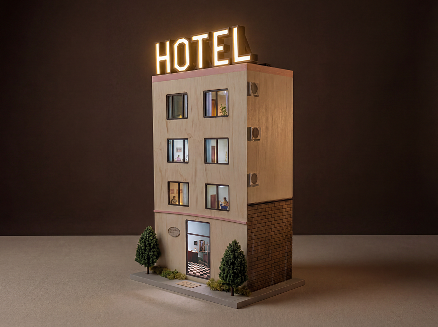 Настольная лампа Hotel Voyeur, Seletti