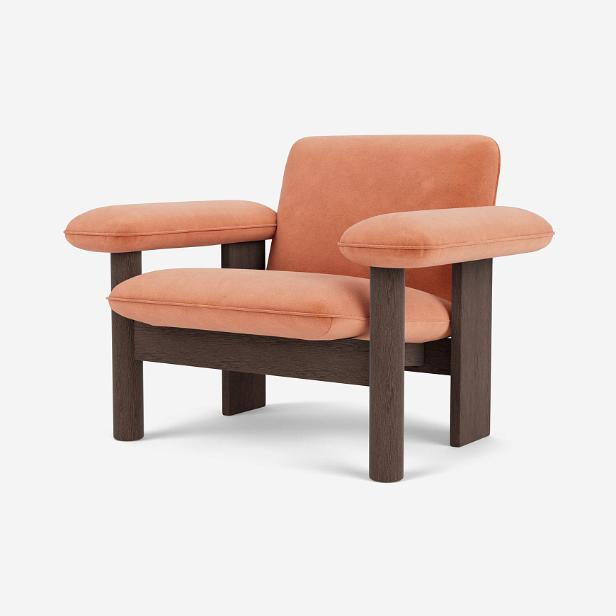 Кресло Brasilia Lounge Chair, Low Back, Textile, Audo Copenhagen (ex. Menu)