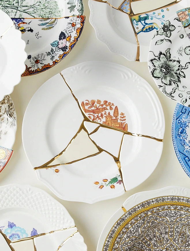 Тарелка Kintsugi, Seletti