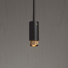 Подвесной светильник Exhaust Graphite Kit Brass, Buster and Punch