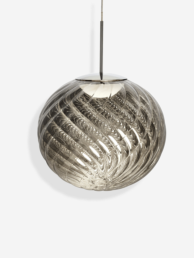 Подвесной светильник Whirl Large Silver, Tom Dixon