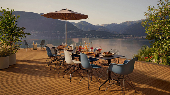 Стул Wire Chair DKR, Vitra