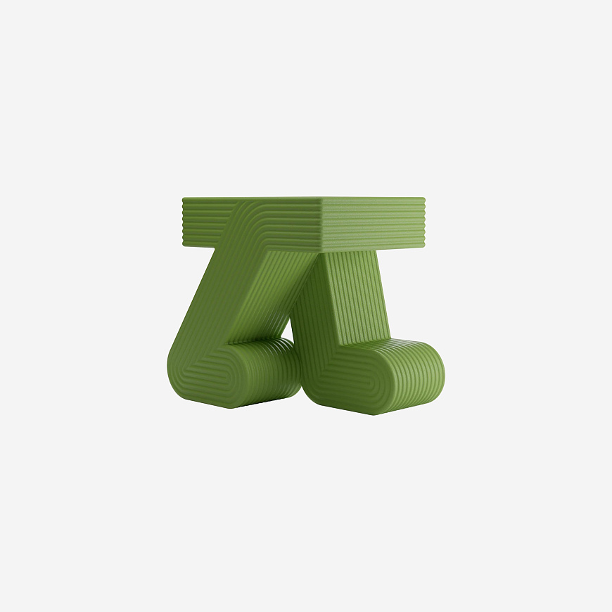Приставной столик Walking Green, Qeeboo