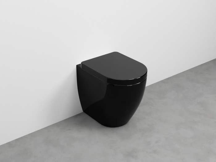 Напольный унитаз со сливом в стену Smile Mini WC with Wall Trap, Cielo