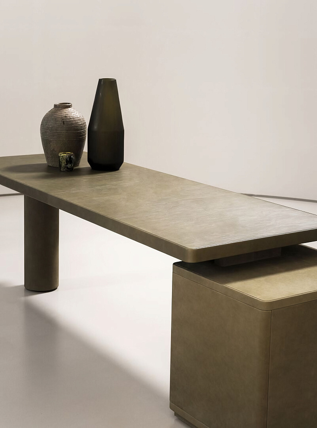 Рабочий стол Verba Volant Slim Leather, Baxter