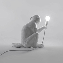 Настольная лампа Monkey Lamp Sitting, Seletti