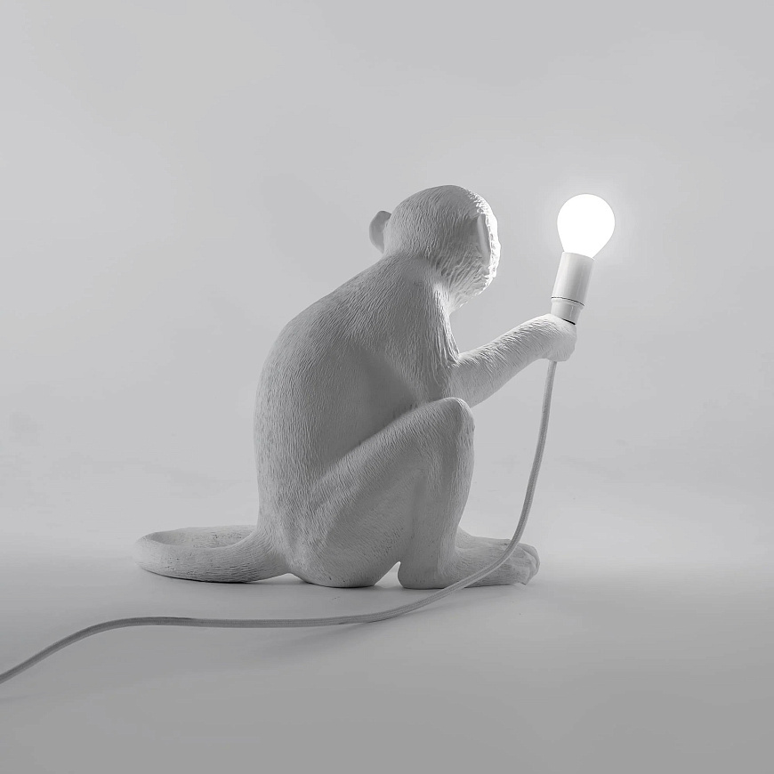 Настольная лампа Monkey Lamp Sitting, Seletti