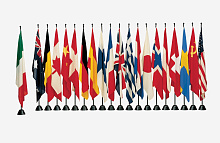 Напольный флагшток Servobandiera, 