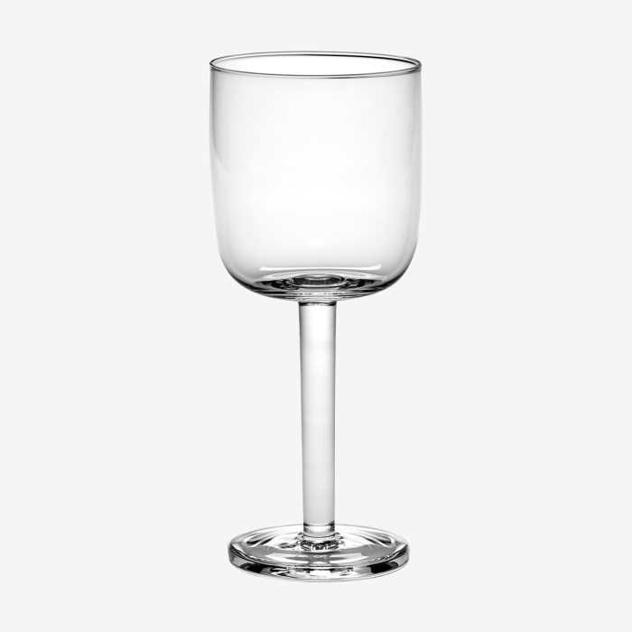 Набор из 4-х бокалов для белого вина White Wine Glass Straight Transparent Base by Pietboon, Serax