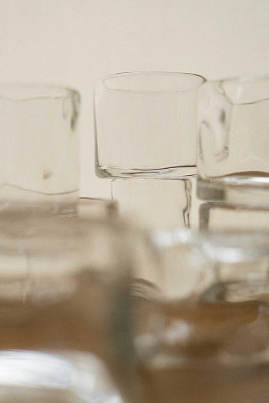 Набор из 2-х стаканов 0405 Glass Set of Two | Clear | Wide, Frama