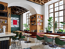 Кресло Eames Plastic Armchair RE DAX, Vitra