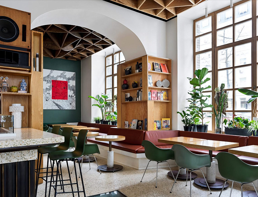 Кресло Eames Plastic Armchair RE DAX, Vitra