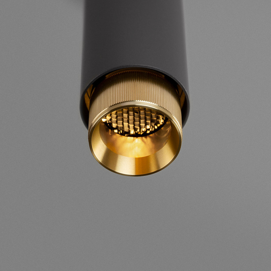Подвесной светильник Exhaust Graphite Kit Brass, Buster and Punch