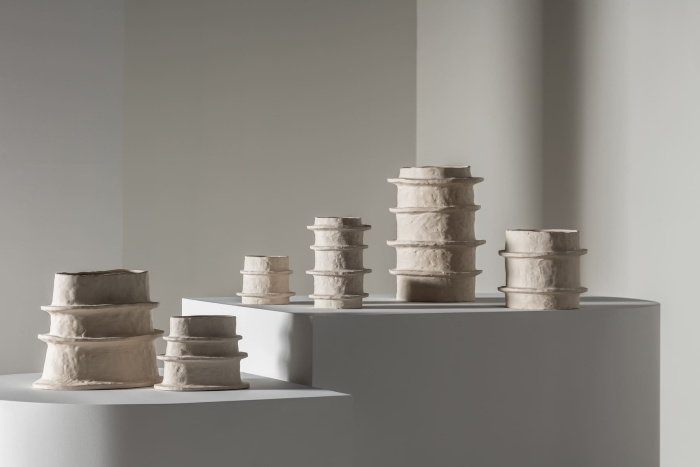 Кашпо Flowerpot 03 Beige Molly by Marie Michielssen, Serax