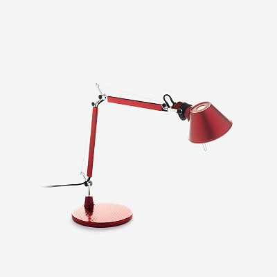 Настольная лампа Tolomeo Micro Anodized red A011810 