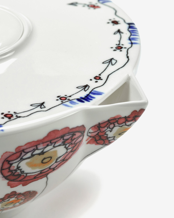 Заварочный чайник Tea Pot Anemone Milk Midnight Flowers by Marni, Serax