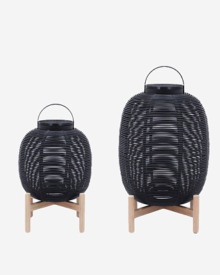 Уличный торшер Tika Lantern Teak Base 