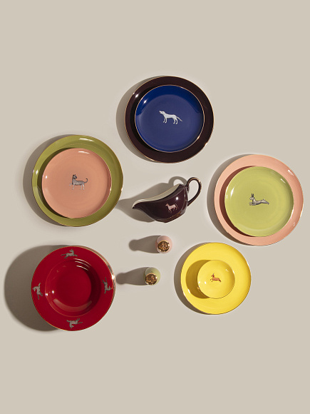 Сервировочное блюдо Sheki Khan Animals Mini Serving Dish Dog, Chelebi