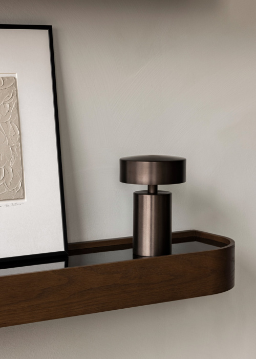 Переносной настольный светильник Column Table Lamp Aluminium, Audo Copenhagen (ex. Menu)