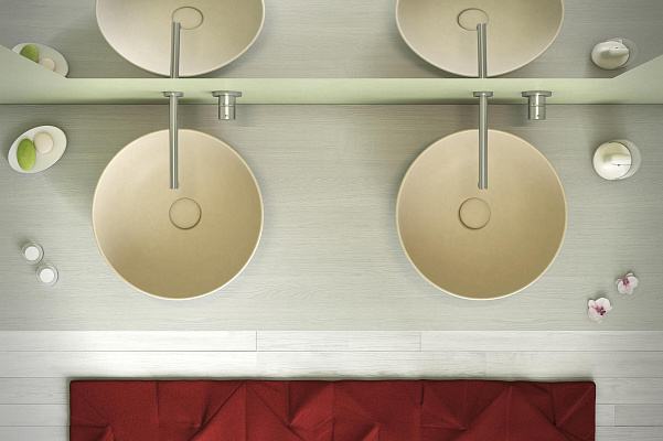 Накладная раковина T-Edge Le Ciotole круглая 