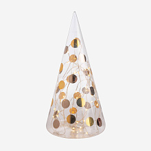 Декоративный светильник LED glass fir tree — Two-tone polka dots, Räder
