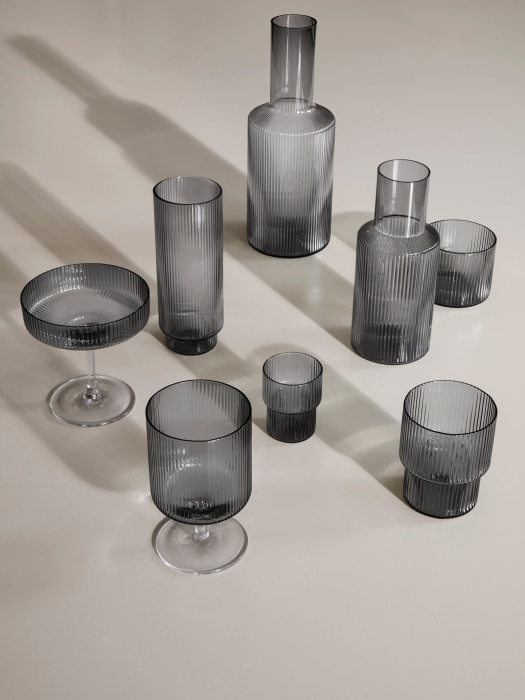 Набор из 4 стаканов Ripple Small Glasses, Ferm Living