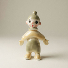 Скульптура Лыжник жёлто-зелёный, Valeria Bondarenko / POVEDAII