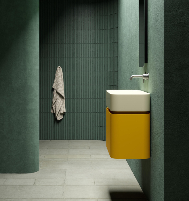 Накладная раковина без перелива Mini Living Rettangolare Washbasin, NIC Design