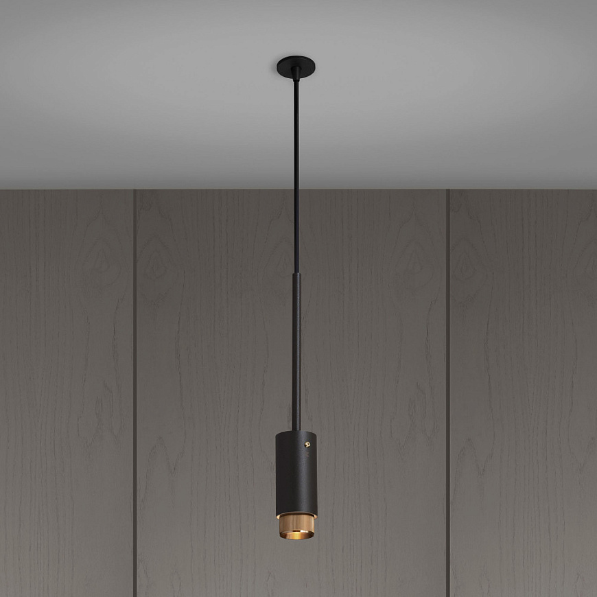 Подвесной светильник Exhaust Graphite Kit Brass, Buster and Punch