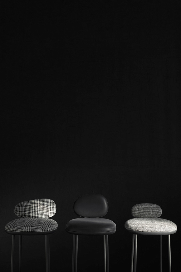 Полубарный / барный стул Pebble Stool, Living Divani