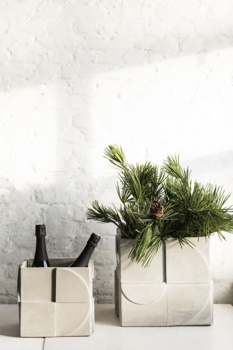 Кашпо Flowerpot Seventies Grey by Marie Michielssen, Serax