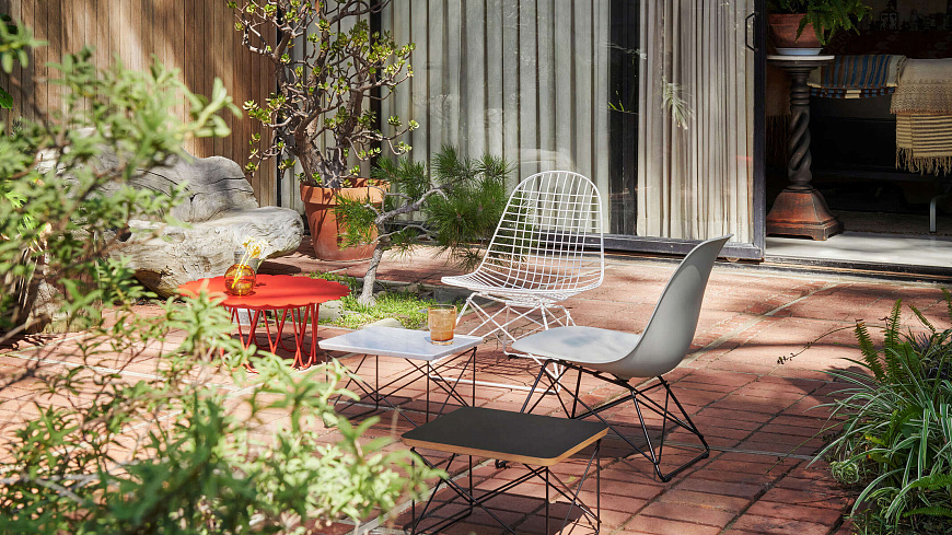 Стул Eames Plastic Side Chair RE LSR, Vitra