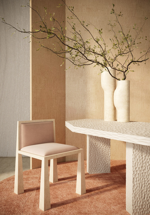 Стул Taki Chair с мягкой спинкой, MODÉNATURE