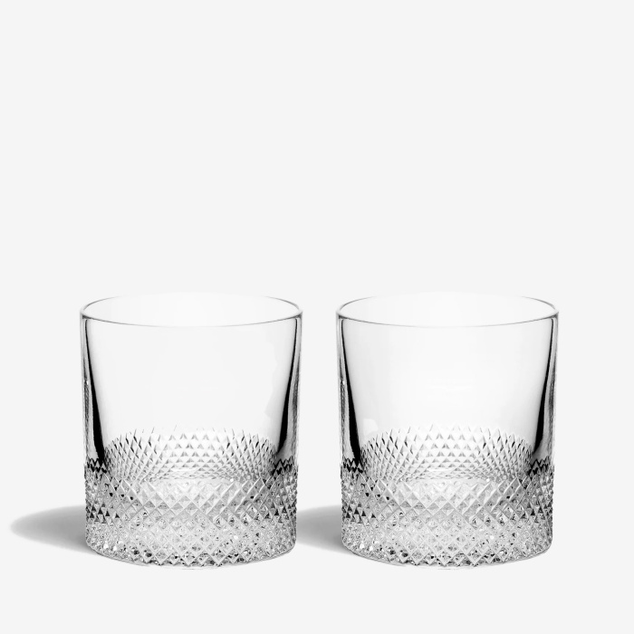 Набор из 4-х стаканов Diamond Double Old Fashioned Tumbler – Set of 4, Richard Brendon