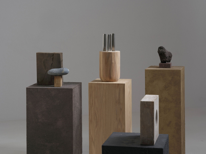 Набор ножей Knife Set With Wooden Knife Block Base, Serax