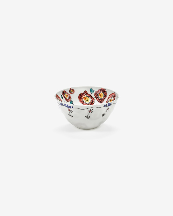 Набор из 2-х глубоких чаш Bowl M Anemone Milk Midnight Flowers by Marni, Serax