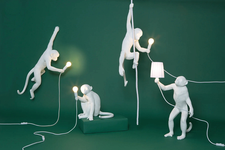 Настольная лампа Monkey Lamp Outdoor Standing, Seletti