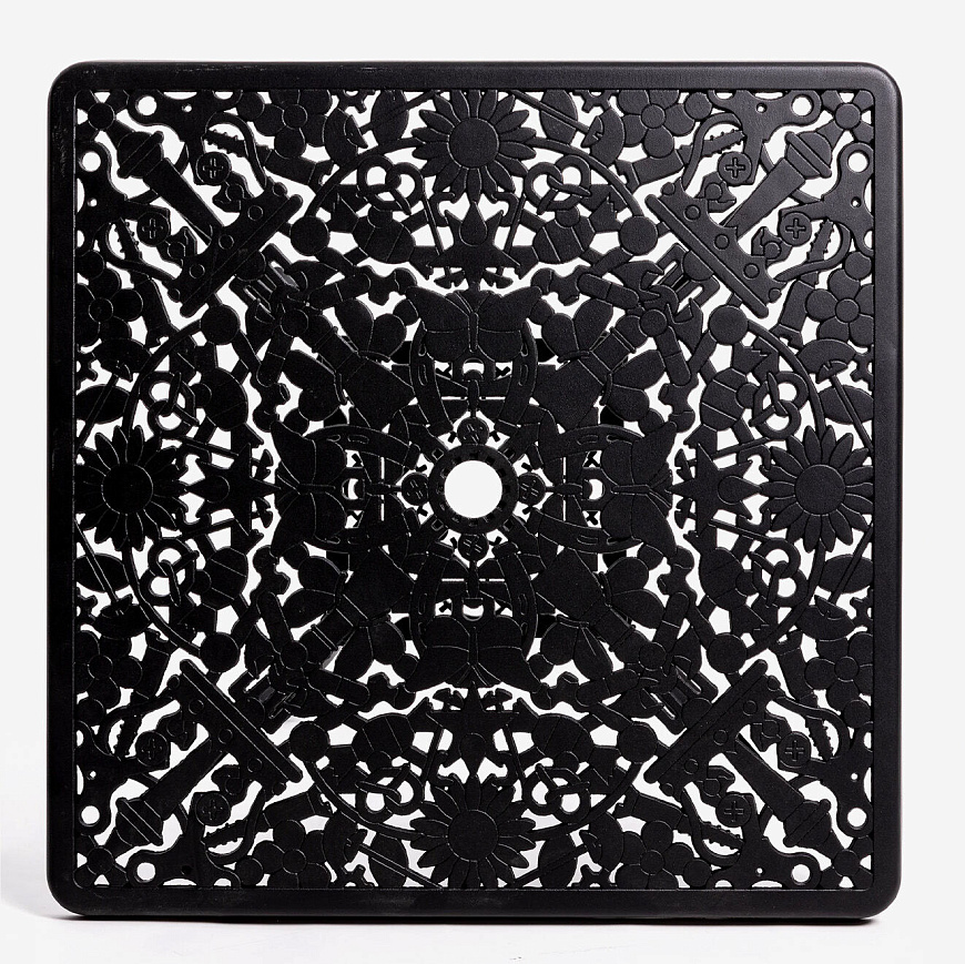 Стол Aluminium Square Black, Seletti