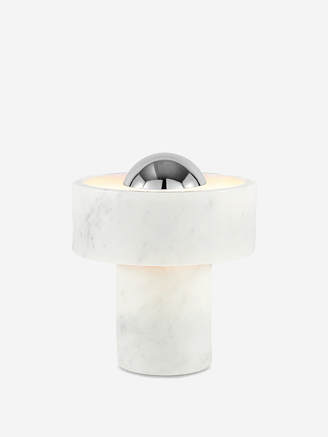 Настольная лампа Stone Portable Silver, Tom Dixon
