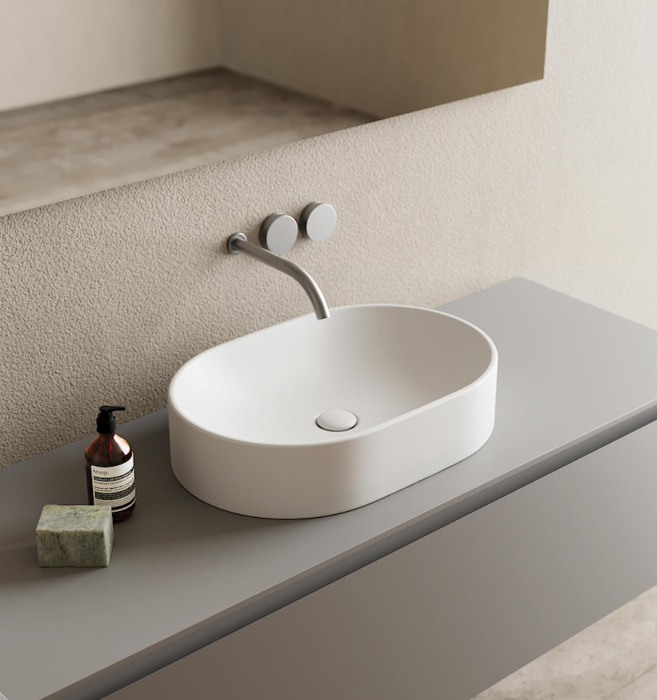 Накладная раковина без перелива Pin Washbasin, NIC Design