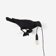 Настенный светильник Bird Looking Right Black, Seletti