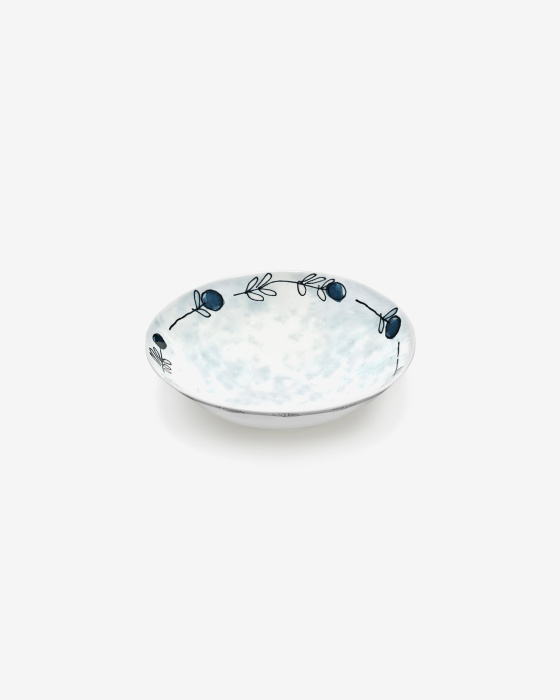 Набор из 2-х глубоких чаш Low Bowl L Mirtillo Tea Midnight Flowers by Marni, Serax