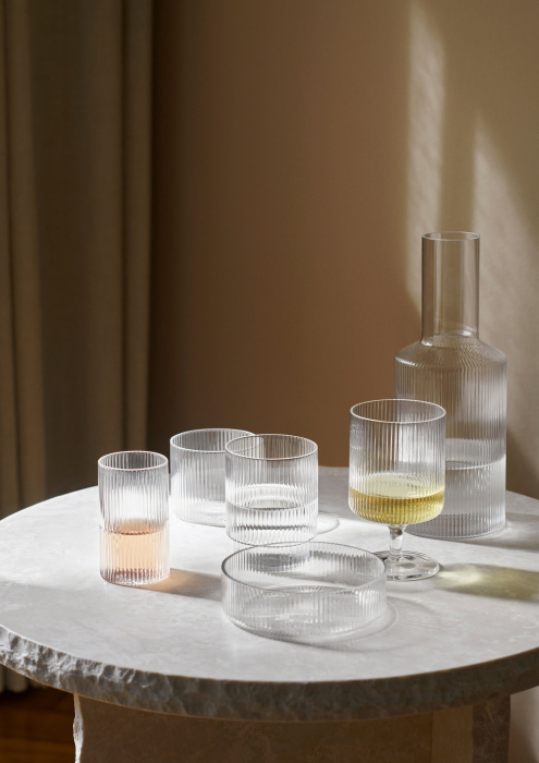 Набор из 2-х бокалов для вина Ripple Wine Glasses — Set of 2, Ferm Living
