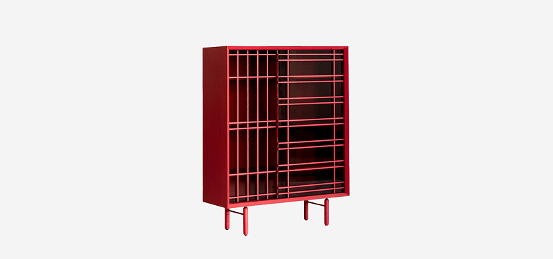 Витрина Sen высокая 