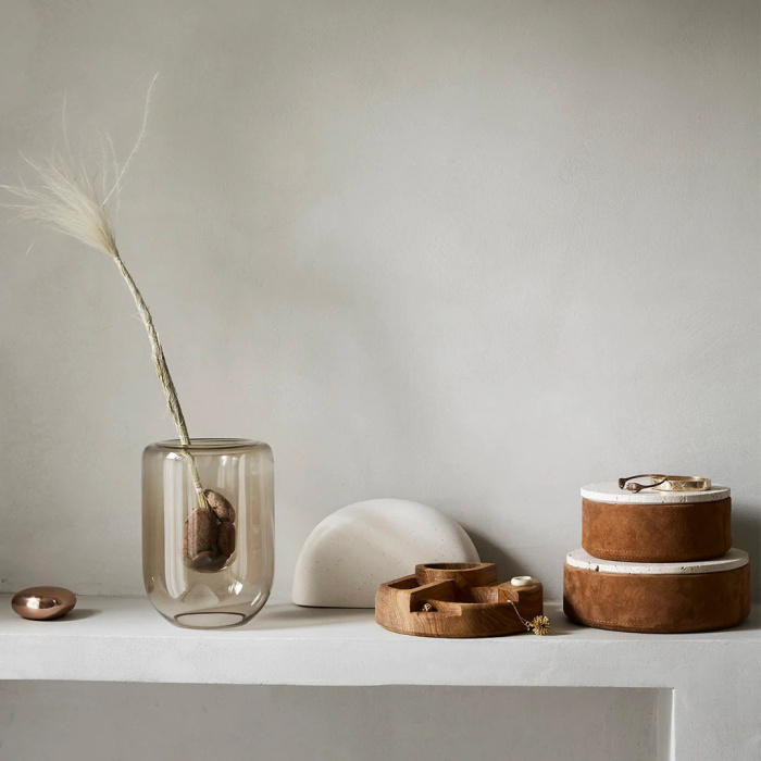 Шкатулка Suede Box, Kristina Dam Studio