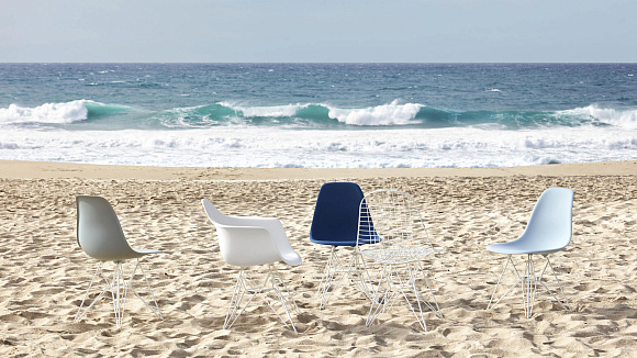 Стул Wire Chair DKR, Vitra