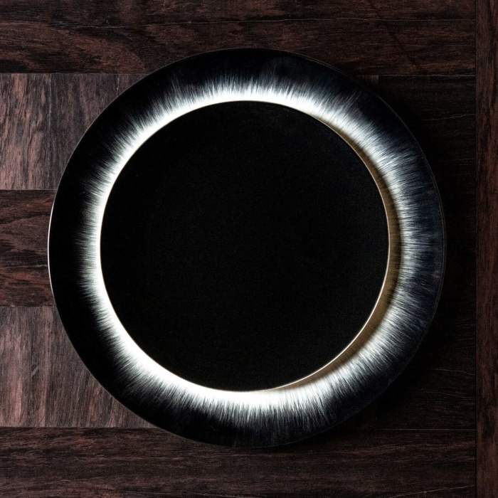 Тарелка Plate, 24, Dé Off-White/Black by Ann Demeulemeester, Serax